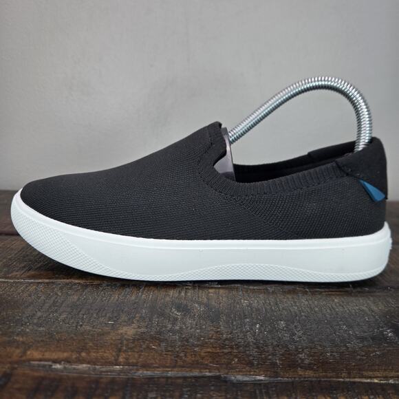 Women Vessi Boardwalk Slip On Womens Size 7 Waterproof Shoes Sneakers Boulder Black